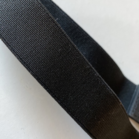 Iceberg Belt In Elastic Leather Trim and Gold Hardware Buckle with Logo - 70 / S - Picture 4 of 10